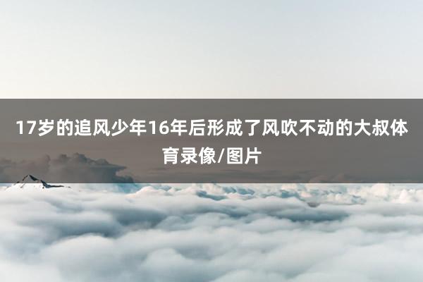 17岁的追风少年16年后形成了风吹不动的大叔体育录像/图片