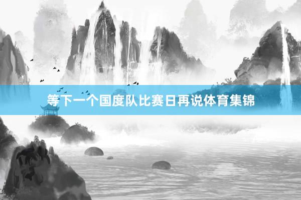 等下一个国度队比赛日再说体育集锦
