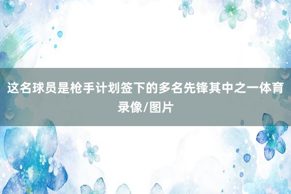 这名球员是枪手计划签下的多名先锋其中之一体育录像/图片