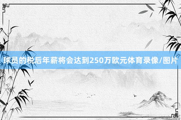 球员的税后年薪将会达到250万欧元体育录像/图片