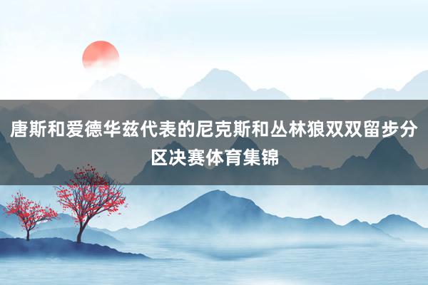 唐斯和爱德华兹代表的尼克斯和丛林狼双双留步分区决赛体育集锦