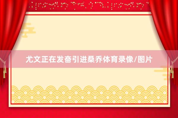 尤文正在发奋引进桑乔体育录像/图片