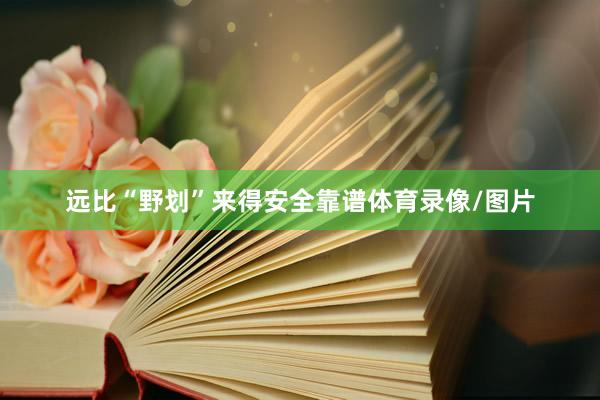 远比“野划”来得安全靠谱体育录像/图片